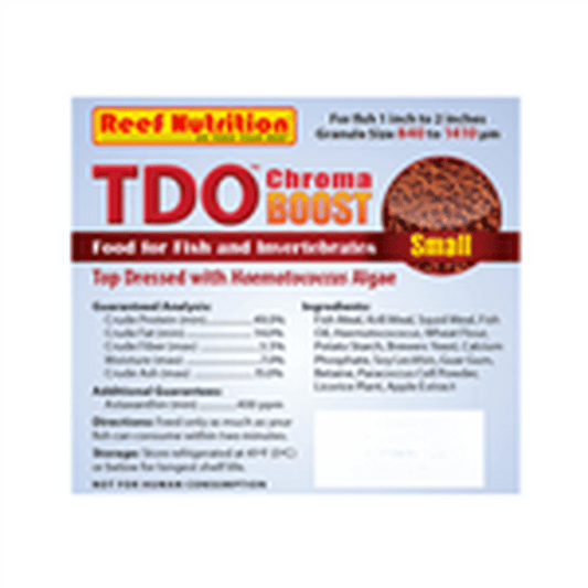 Reef Nutrition TDO Chroma Boost Small 0.5oz SAMPLE Reef Nutrition