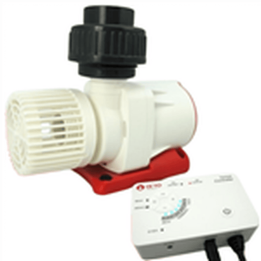 Reef Octopus Varios 4 DC Water Pump 3.75in W x 5.7in L x 5.5in H Max Flow- 1056gph Max Head- 14.7' Reef Octopus