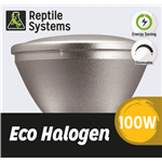 Reptile Systems Eco Halogen Lamp Kit 100 Watt White Reptile Systems