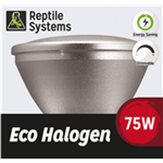 Reptile Systems Eco Halogen Lamp Kit 75 Watt Red Reptile Systems