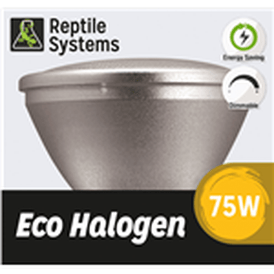 Reptile Systems Eco Halogen Lamp Kit 75 Watt White Reptile Systems