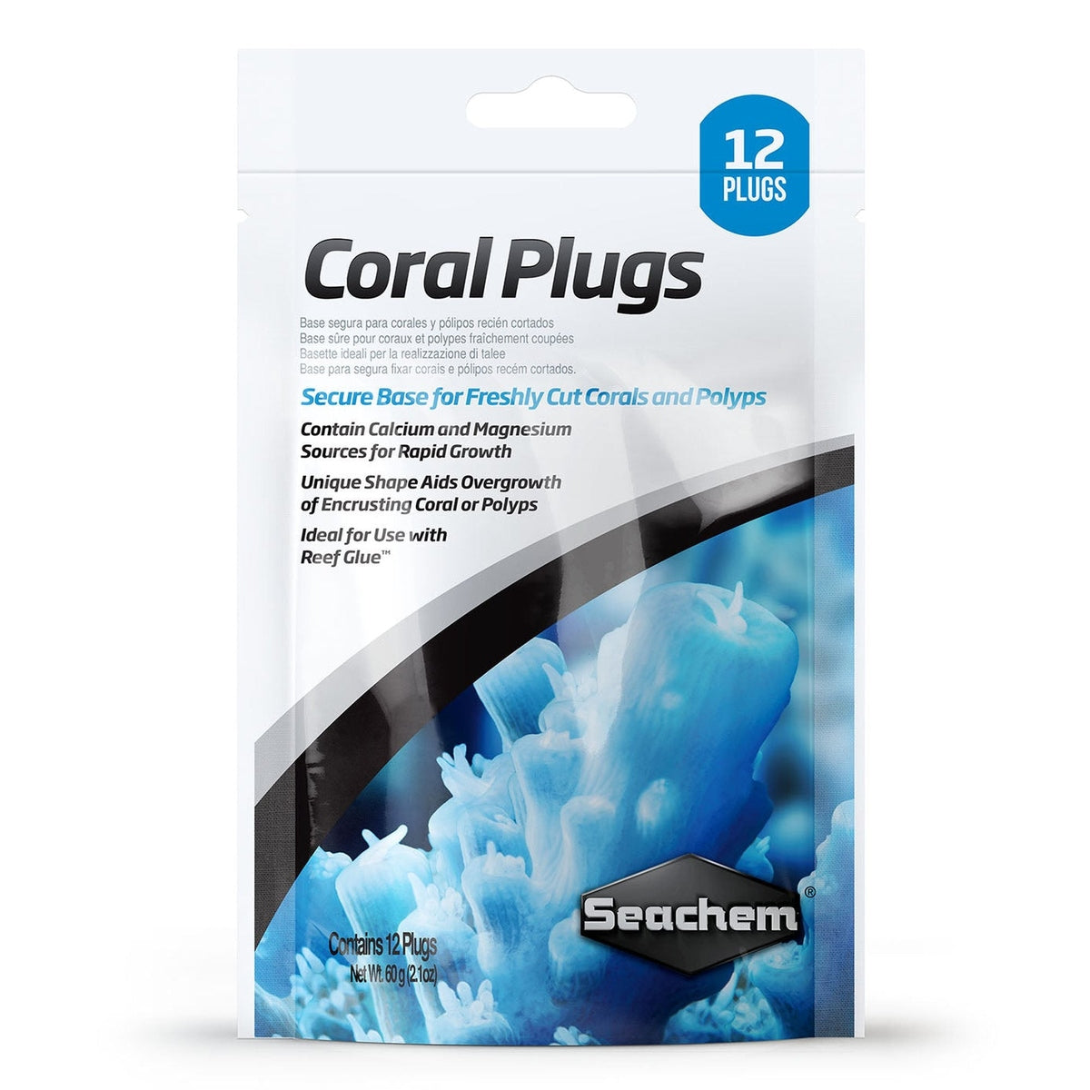 Seachem Coral Plugs™ – Advanced Coral Mounting for Rapid Growth