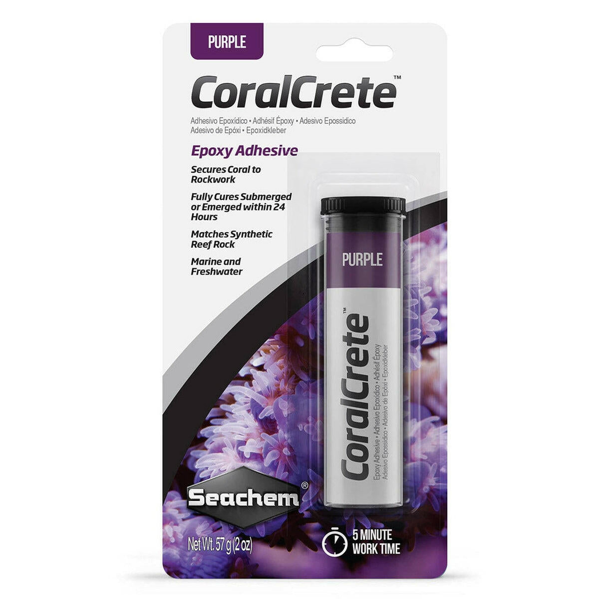 Seachem CoralCrete™ – Strong & Secure Epoxy for Coral & Rockwork Seachem