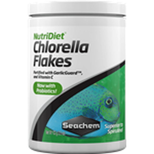 Seachem NutriDiet Chlorella Flakes w/ Probiotics 100g Seachem