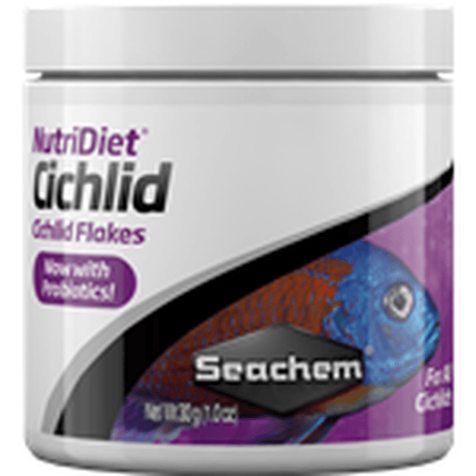 Seachem NutriDiet Cichlid Flakes w/ Probiotics 30g Seachem