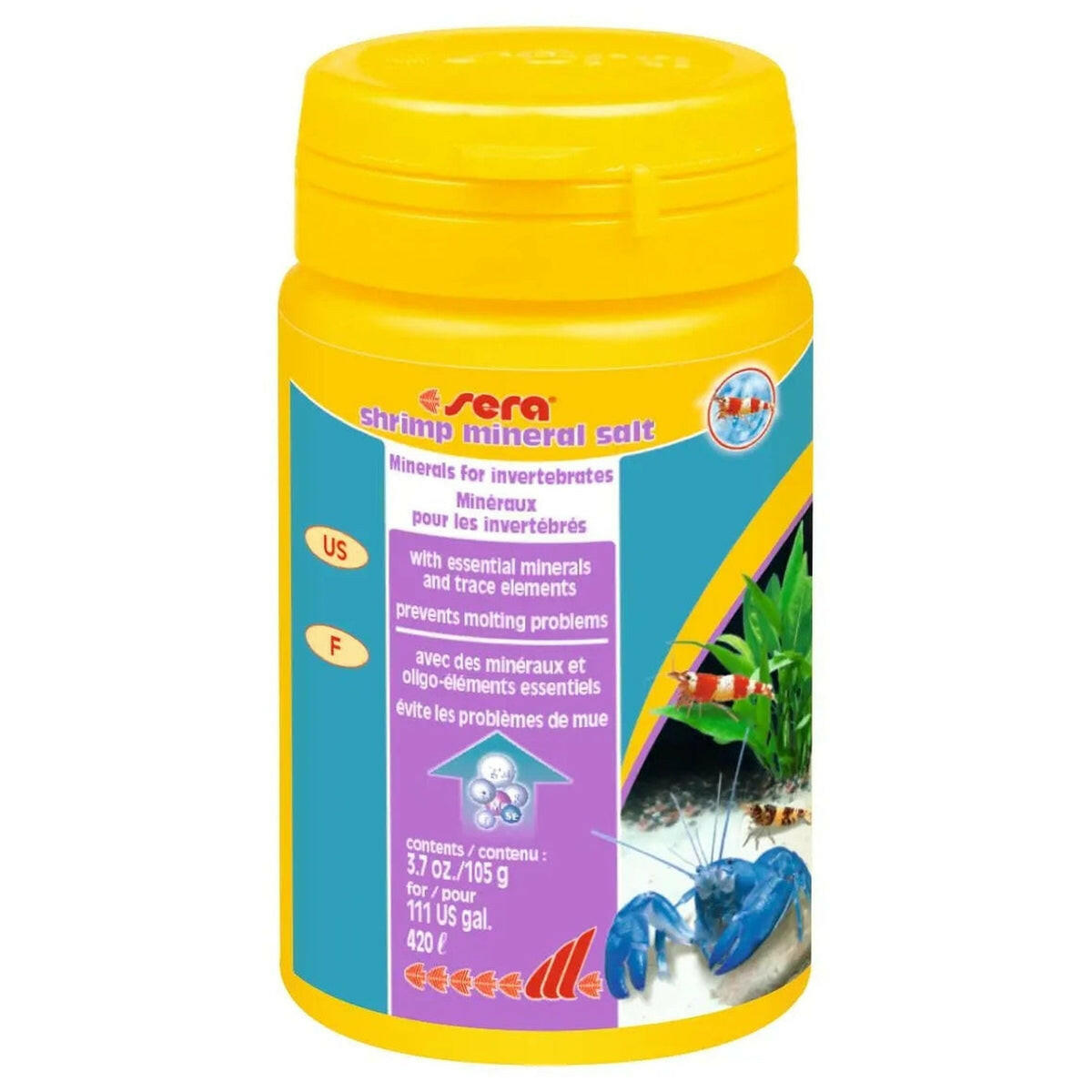 Sera Shrimp Mineral Salt Sera