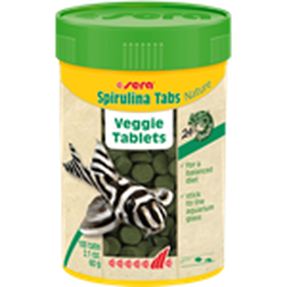 Sera Spirulina Tabs Nature Veggie Tablets 100mL - 100 Tabs Sera