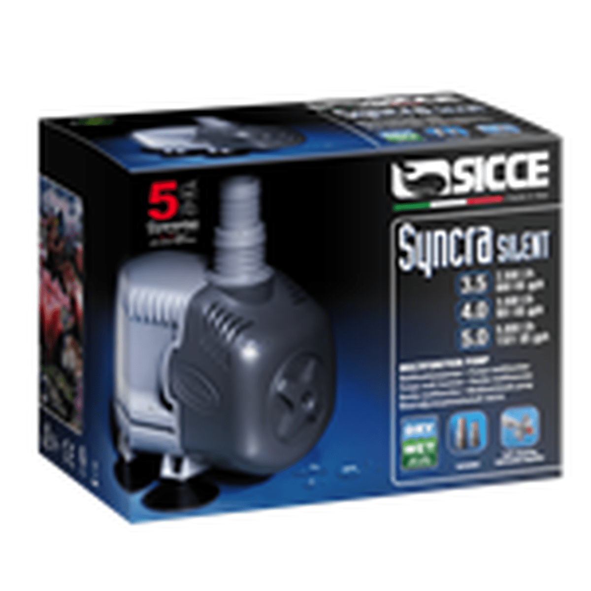 Sicce Syncra Silent Pump 3.5 - 634gph 12.47 Ft. Head Sicce