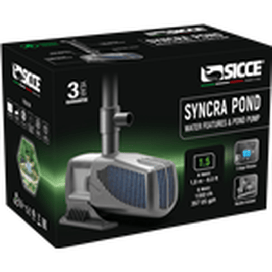 Sicce SyncraPond 1.5 Pond Pump with Fountain - 357gph Sicce