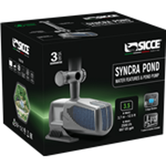 Sicce SyncraPond 3.5 Pond Pump with Fountain - 687gph Sicce