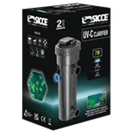 Sicce UV-C 7 Watt Clarifier - 10ft Cable Sicce