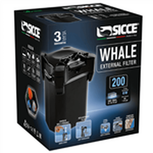 Sicce Whale 200 Canister Filter - 190gph Sicce