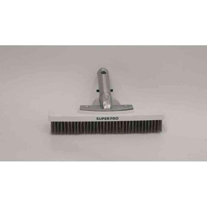 Super-Pro 10" Stainless Steel Service Grade Bristle Brush.