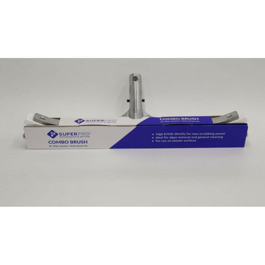 Super-Pro 18" Stainless Steel/Poly Service Grade Combo Brush.