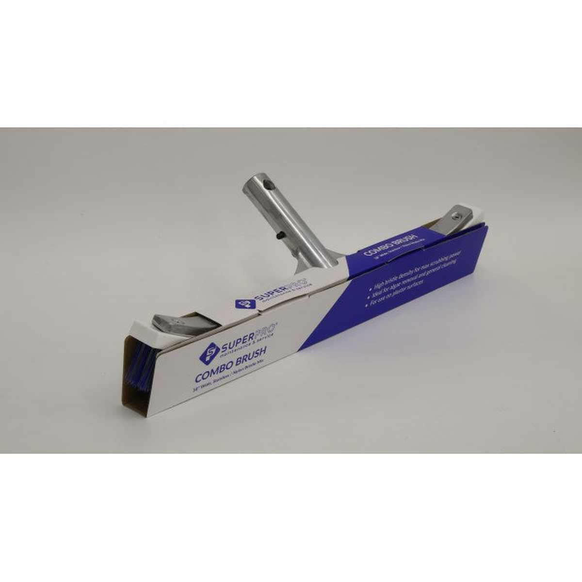 Super-Pro 18" Stainless Steel/Poly Service Grade Combo Brush.