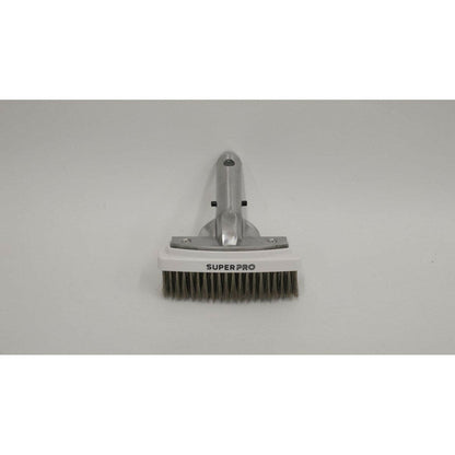 Super-Pro 5.5" Stainless Steel Service Grade Bristle Brush.