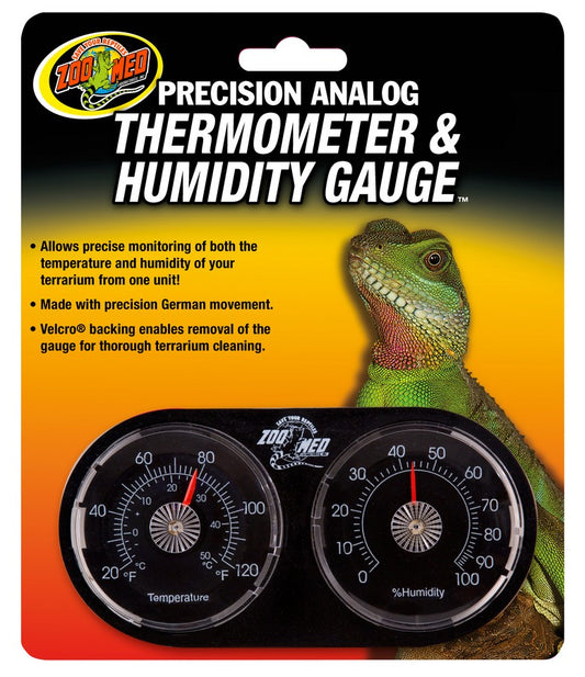 Zoo Med Precision Analog Thermometer & Humidity Gauge™ Zoo-Med