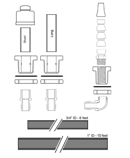 Tideline Deluxe 10" Overflow Kit Tideline