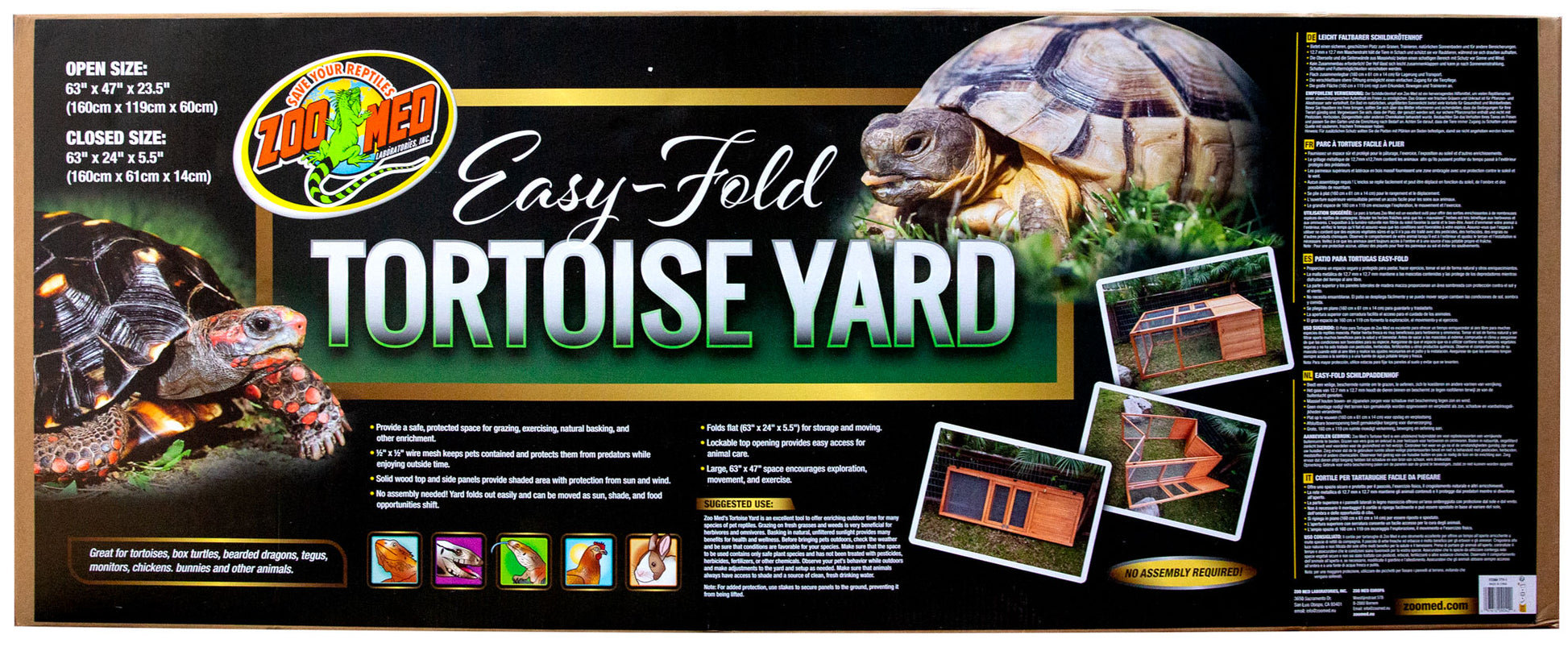 Zoo Med Easy-Fold Tortoise Yard Zoo-Med