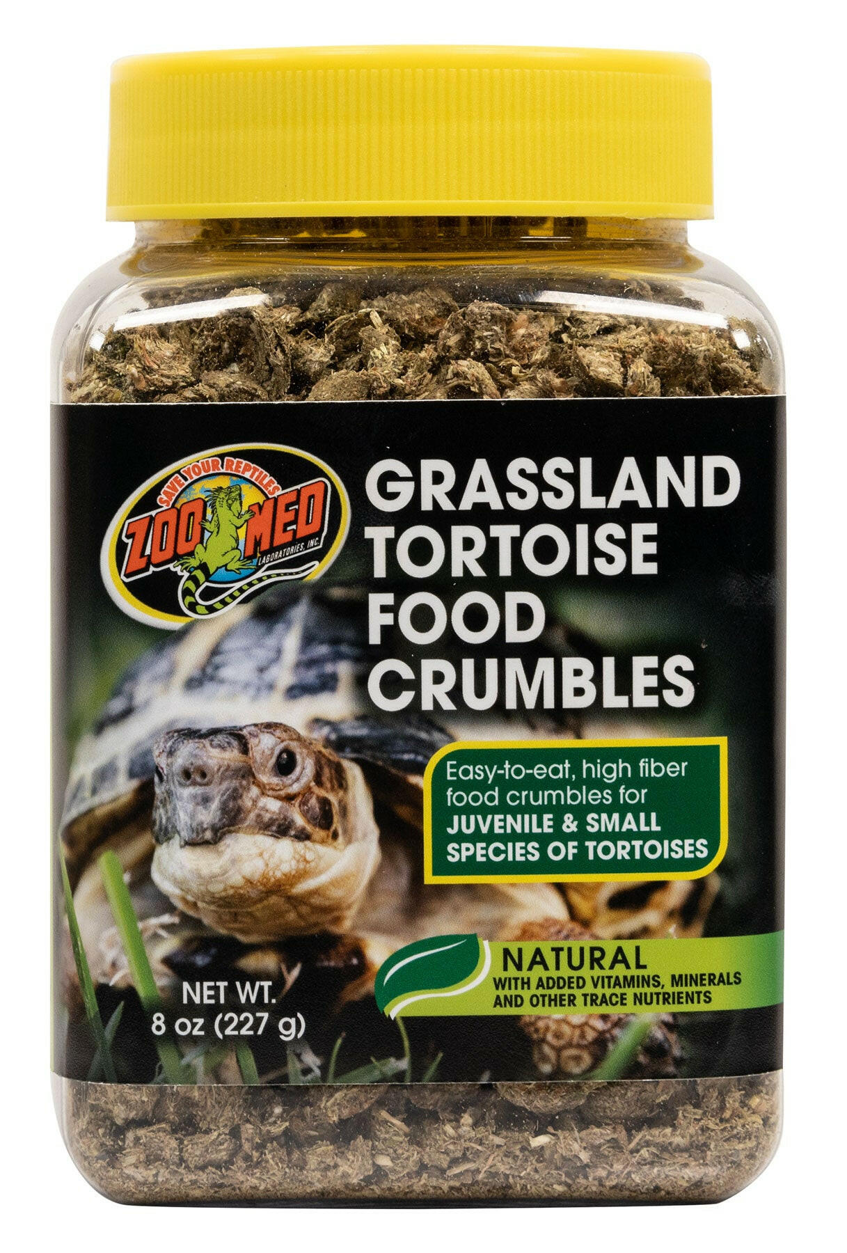 ZooMed Grassland Tortoise Food Crumbles 16oz Zoo-Med