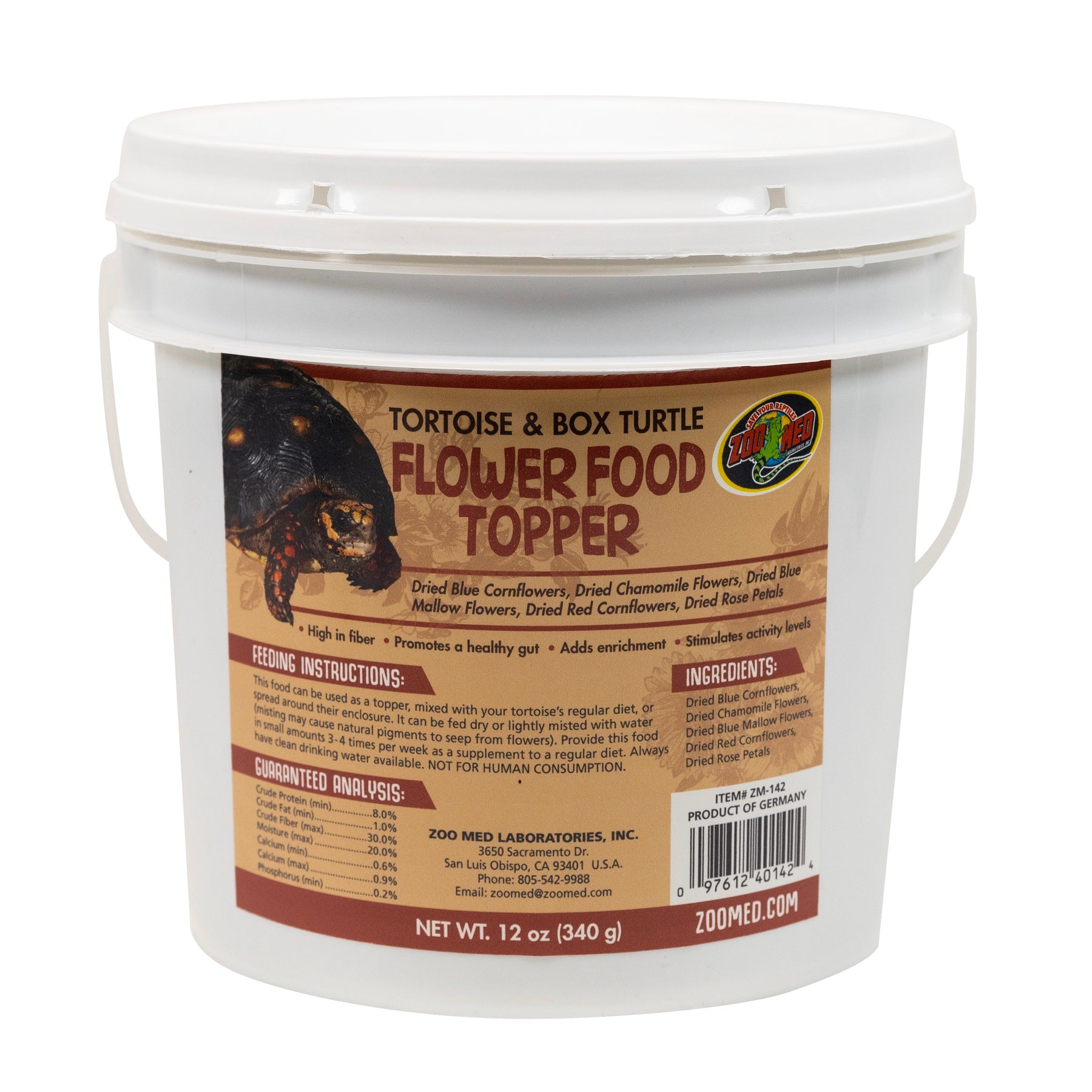 Zoo Med Tortoise Flower Food Topper Zoo-Med
