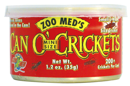 Zoo Med Can O’ Mini Size Crickets Zoo-Med