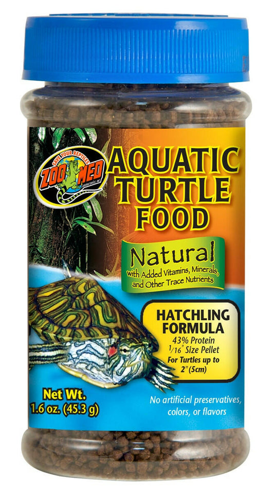 Zoo Med Aquatic Turtle Food – Hatchling Formula.