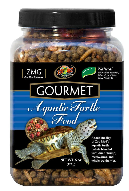 Zoo Med Gourmet Aquatic Turtle Food.