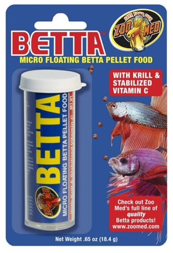 ZooMed Betta Micro Floating Pellets 0.65oz