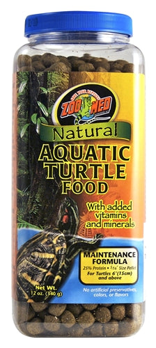 ZooMed Natural Aquatic Turtle Food - Maintenance Formula 12oz
