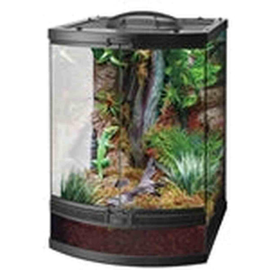 Zilla Bow Front Open Terrarium 18" x 21" x 25" Zilla