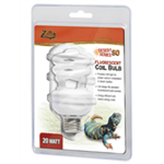 Zilla Flourescent Coil Bulb - Desert 20W Zilla
