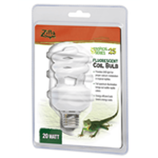 Zilla Flourescent Coil Bulb - Tropical 20W Zilla