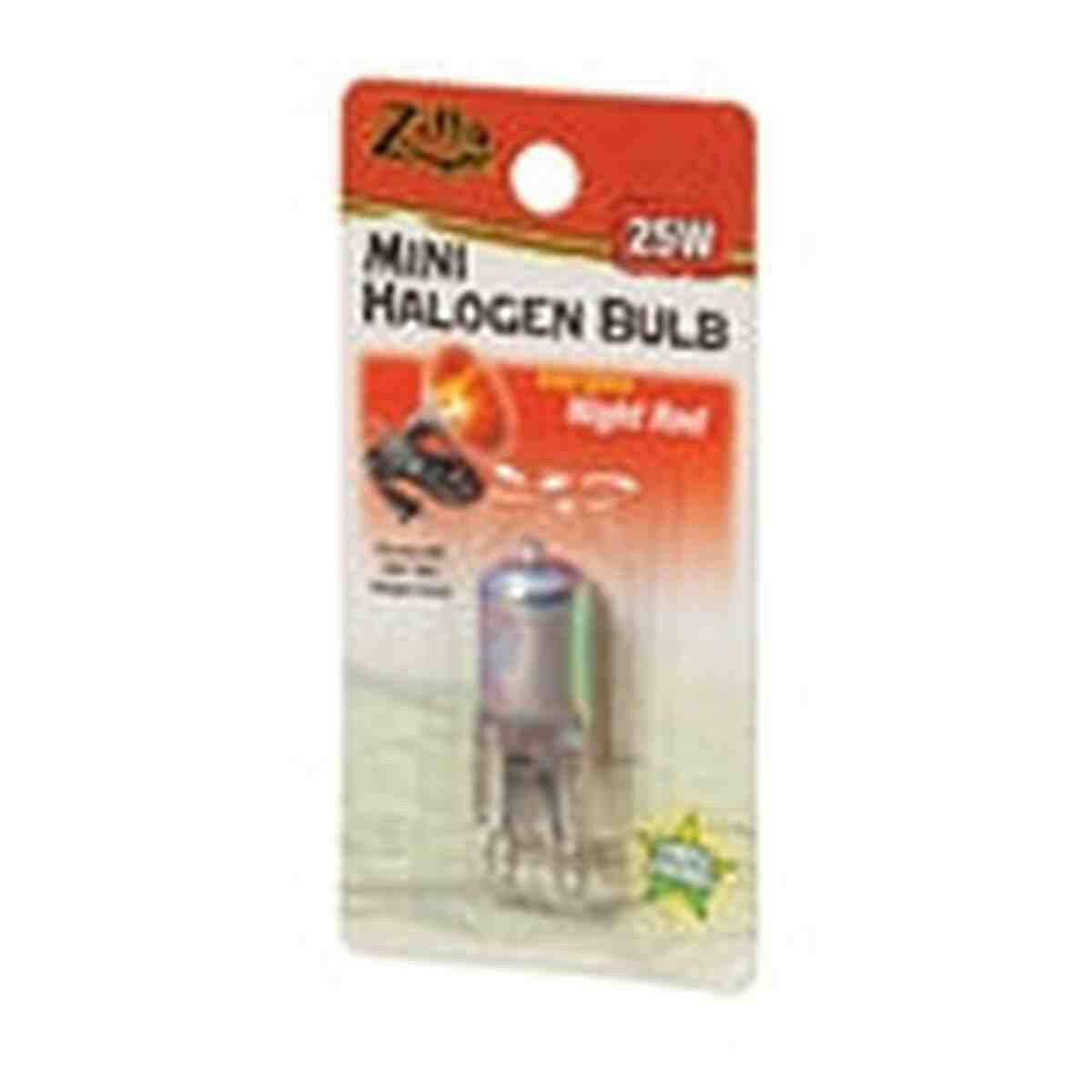 Zilla MINI Halogen Bulb Red 25 Watt Zilla