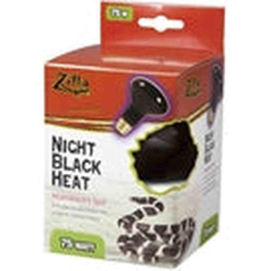 Zilla Night Black Light Incandescent Spot Basking Bulb 75 Watt Zilla