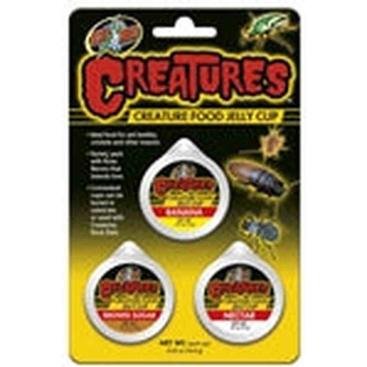 ZooMed Creature Food Jelly Cup - 3 Pack ZooMed