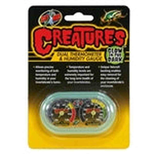 ZooMed Creatures Dual Thermometer & Humidity Gauge ZooMed