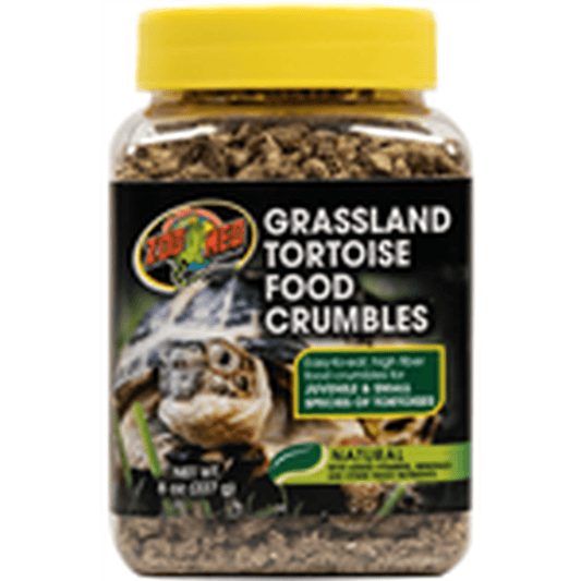 ZooMed Grassland Tortoise Food Crumbles 8oz ZooMed