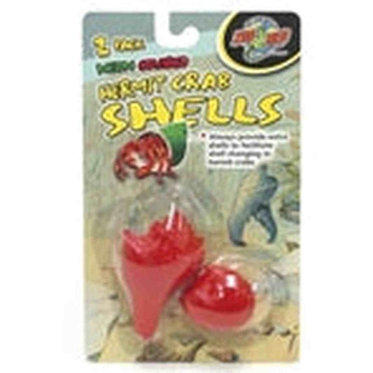 ZooMed Hermit Crab Neon Shells 2 Pack - Assorted Colors ZooMed