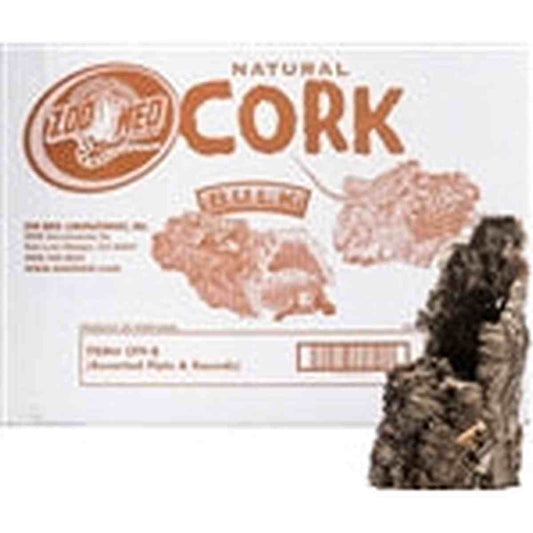 ZooMed Natural Cork Assorted Flats & Rounds Cork Bark 15 lbs Bulk ZooMed