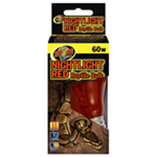 ZooMed Nightlight Red Reptile Bulb 60 Watt ZooMed
