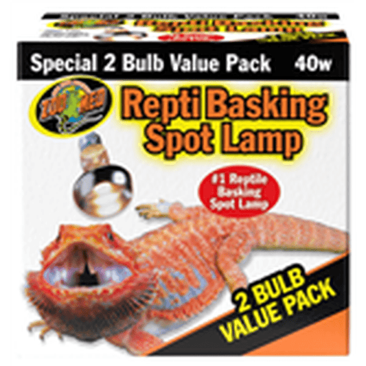 ZooMed Repti Basking Spot Lamp 40 Watt - 2 pack ZooMed