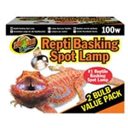 ZooMed Repti Basking Spot Lamp Value Pack 2 pack 100 Watt ZooMed