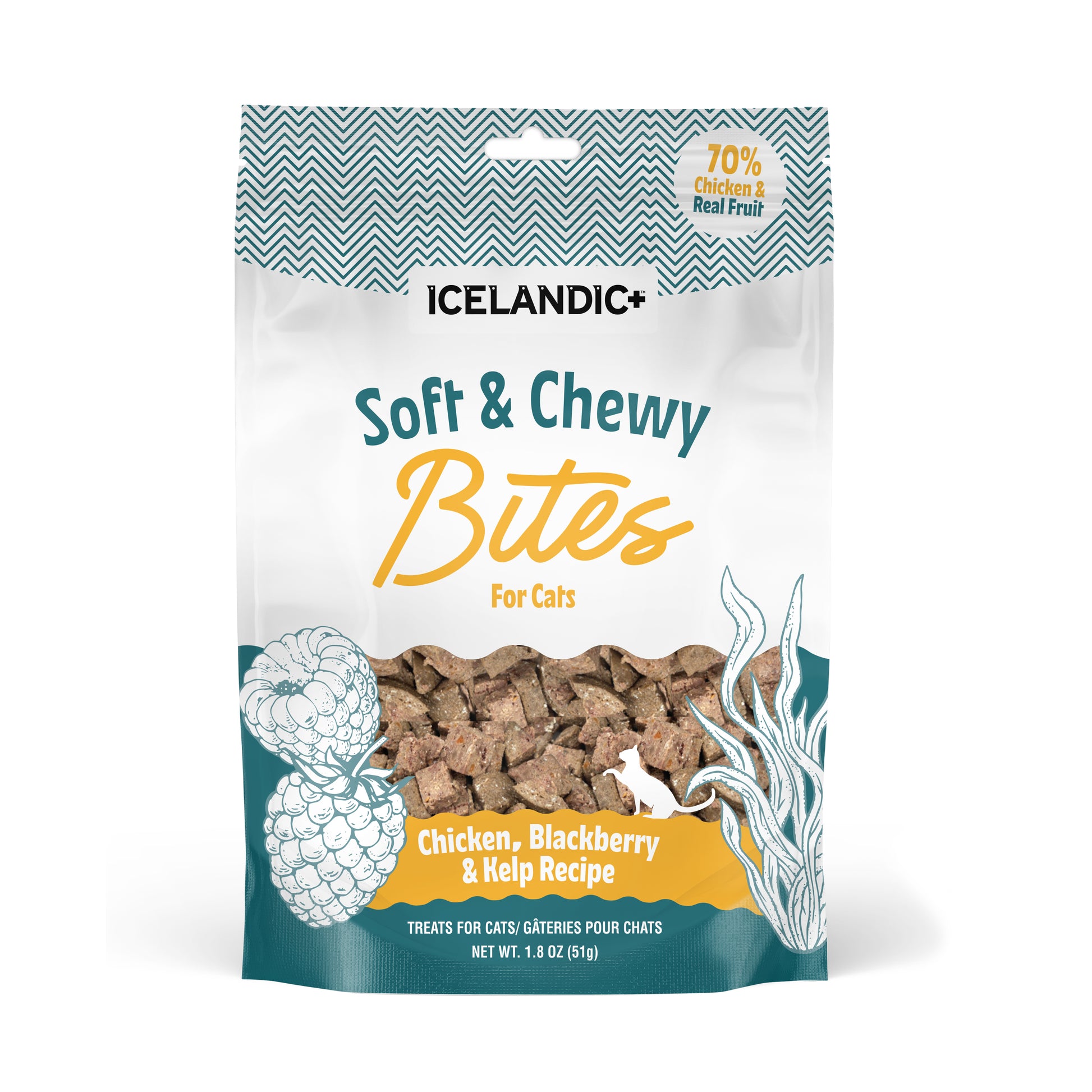 Icelandic+ Soft and Chewy Bites Cat Treats