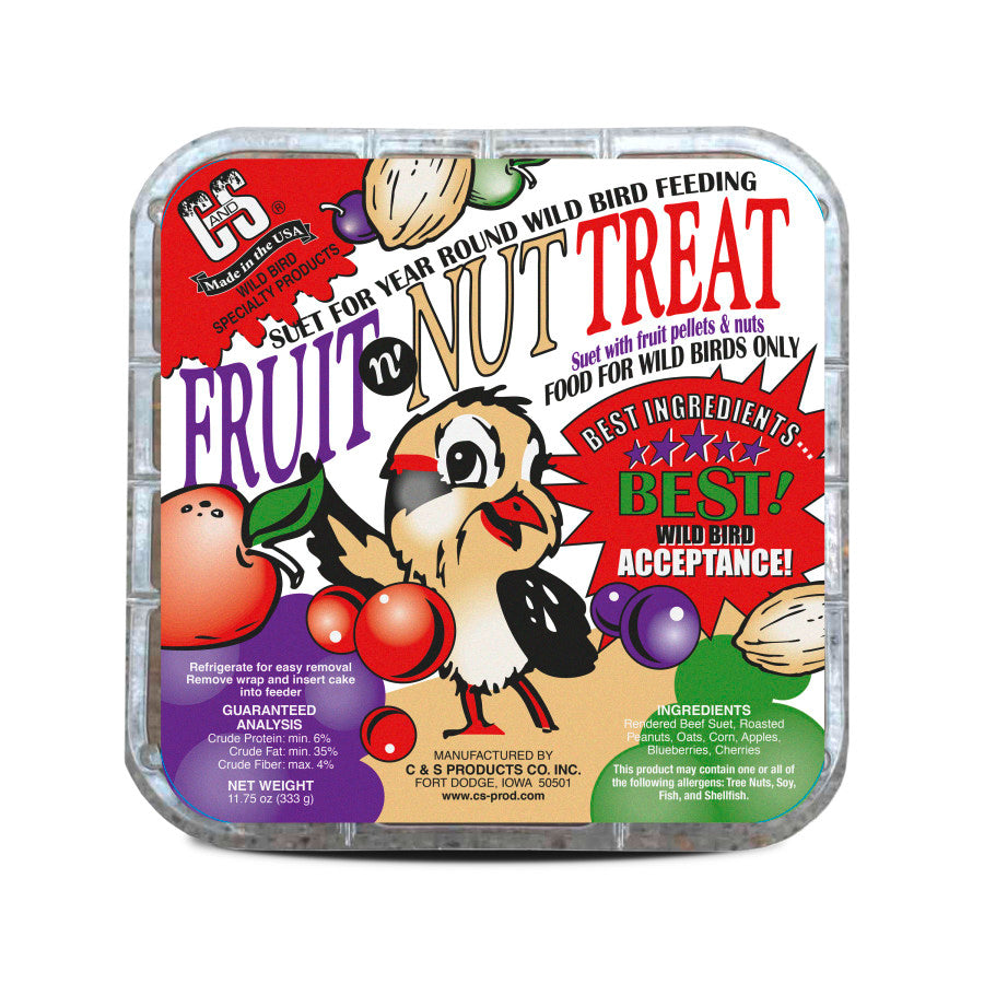 C&S Fruit n' Nut Suet Treat