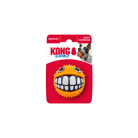 KONG Grinz Puffer Fish Dog Toy