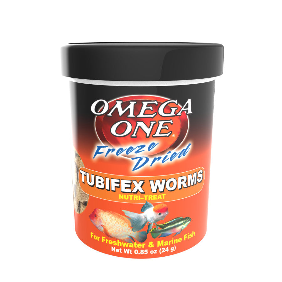 Omega One Central Pet | Omega One Freeze Dried Tubifex Worm Fish Food