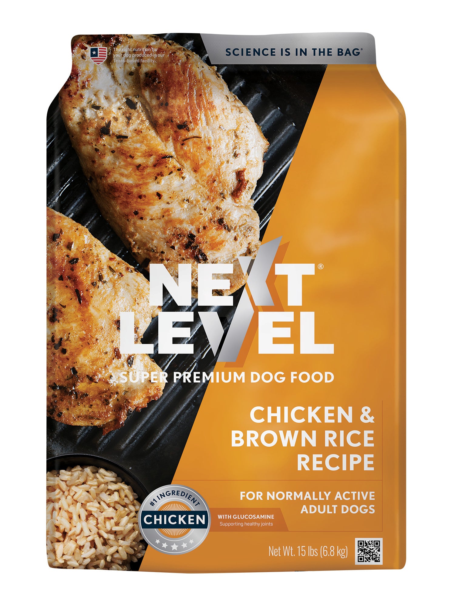 Next Level Chicken and Brown Rice Recipe Adult Dry Dog Food