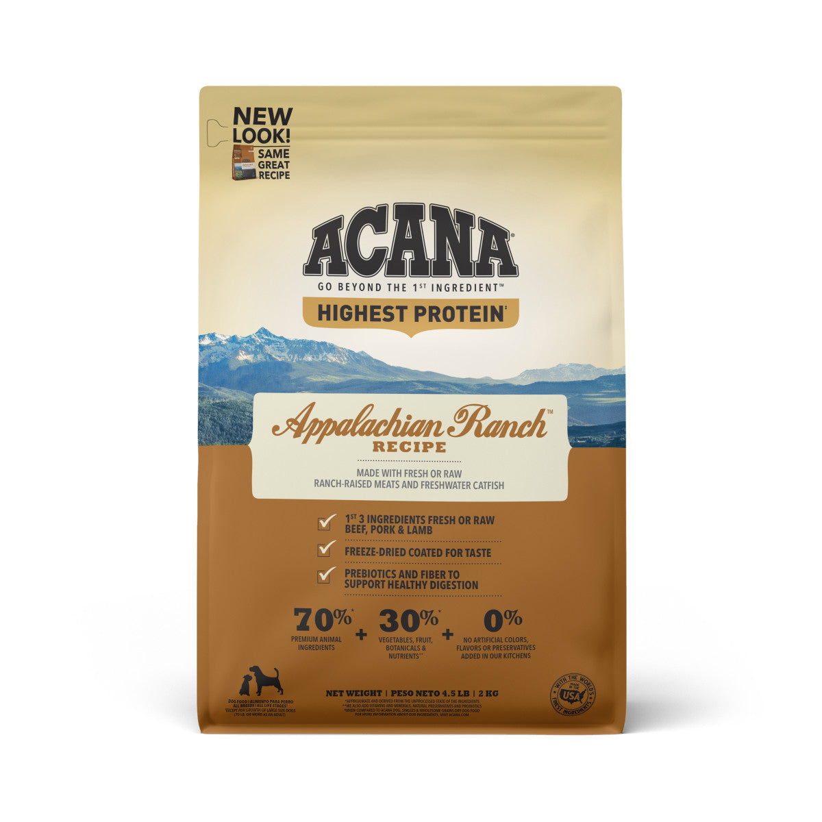 Acana Highest Protein Appalachian Ranch Dry Dog Food