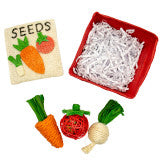 A & E Cages Nibbles Farmstand Forage Small Animal Toy